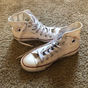 high top white converse